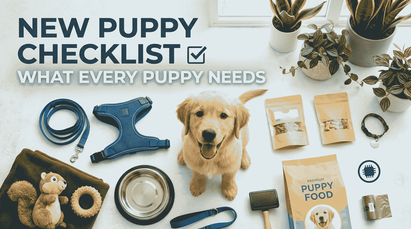 New Puppy Checklist 2026 What Every Puppy Actually Needs (Not What the Pet Store Tells You)