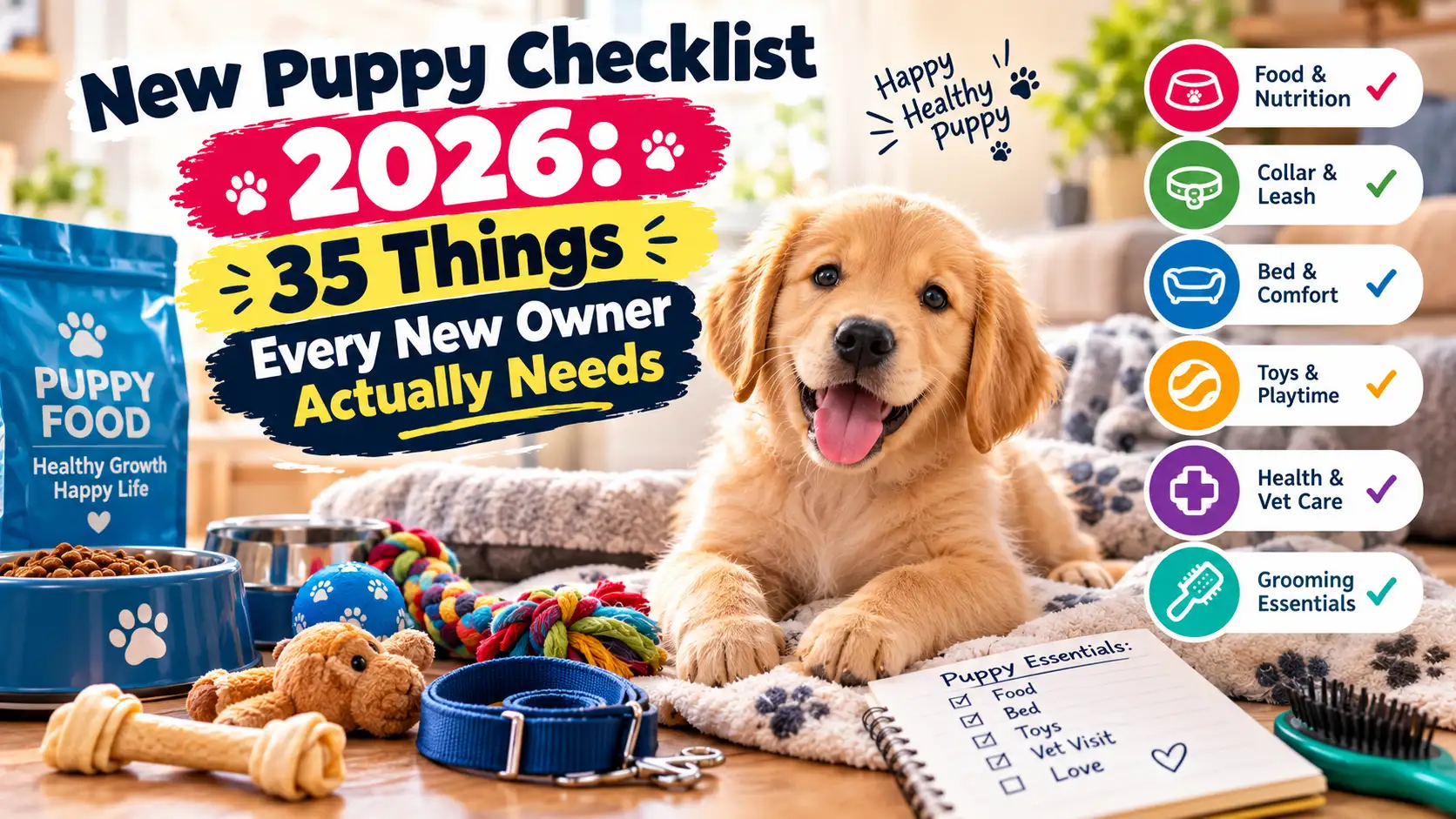New Puppy Checklist 2026