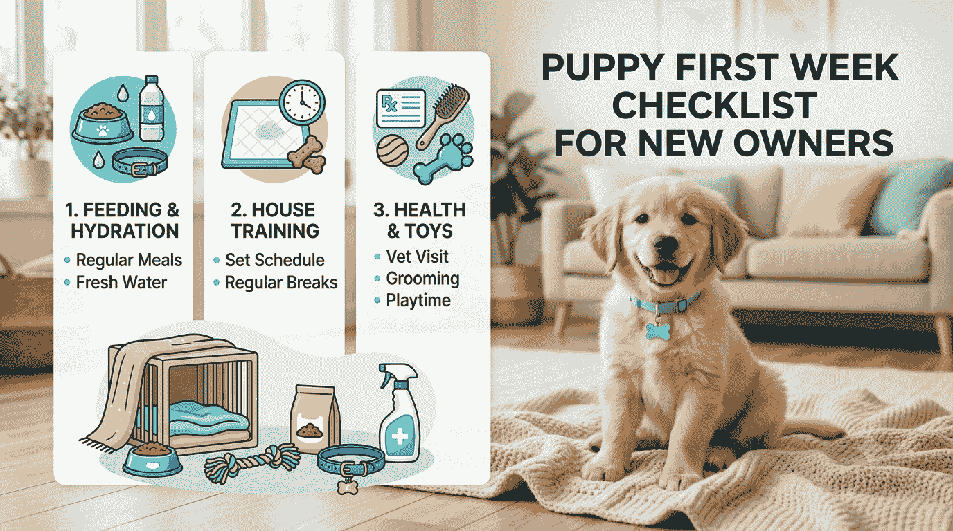Puppy First Week Checklist for New Owners